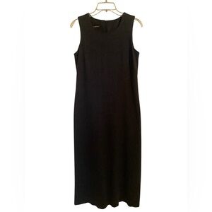 Donna Ricco Classic Dark Gray Sleeveless Dress, Size 6